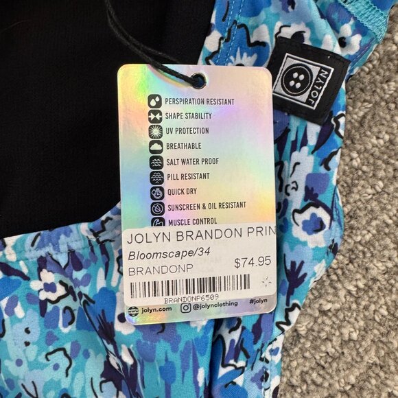 NWT Jolyn Brandon Swimsuit  Bloomscape size 34 - Picture 3 of 4